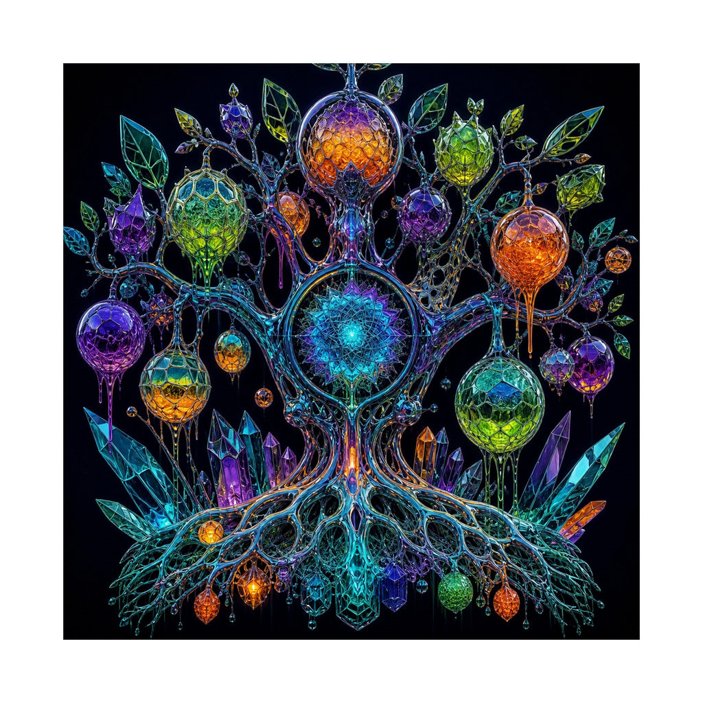 Prism Orchard original TrendTap art print shown on a clean white display