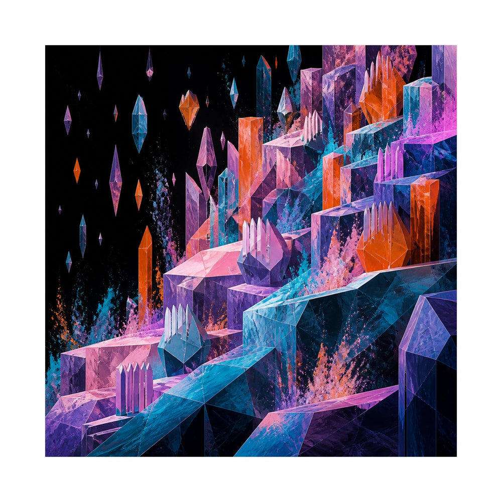 Prism Quarry Choir original TrendTap art print shown on a clean white display
