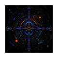 Spectral Cartography original TrendTap art print shown on a clean white display