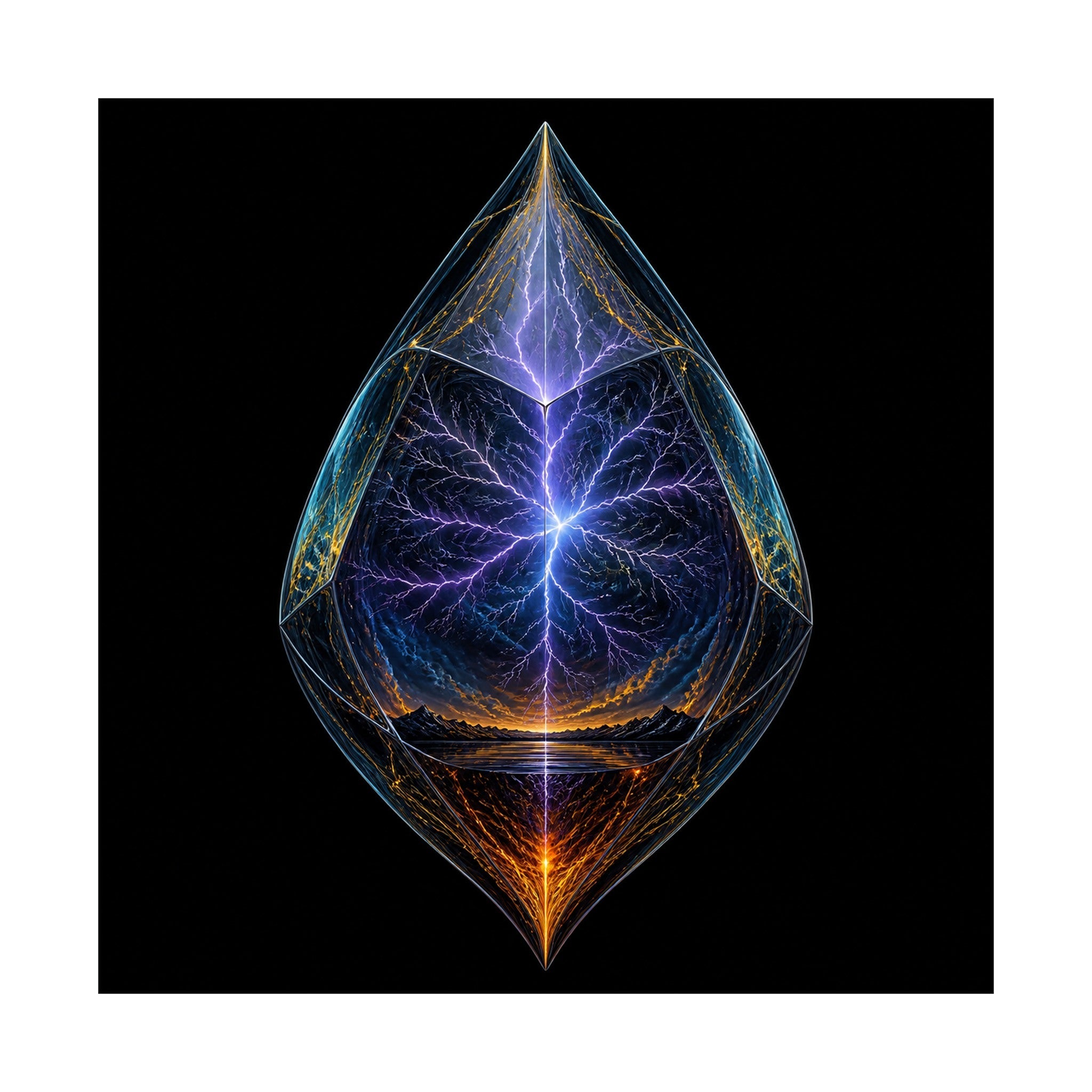 Storm Seed Relay original TrendTap art print shown on a clean white display