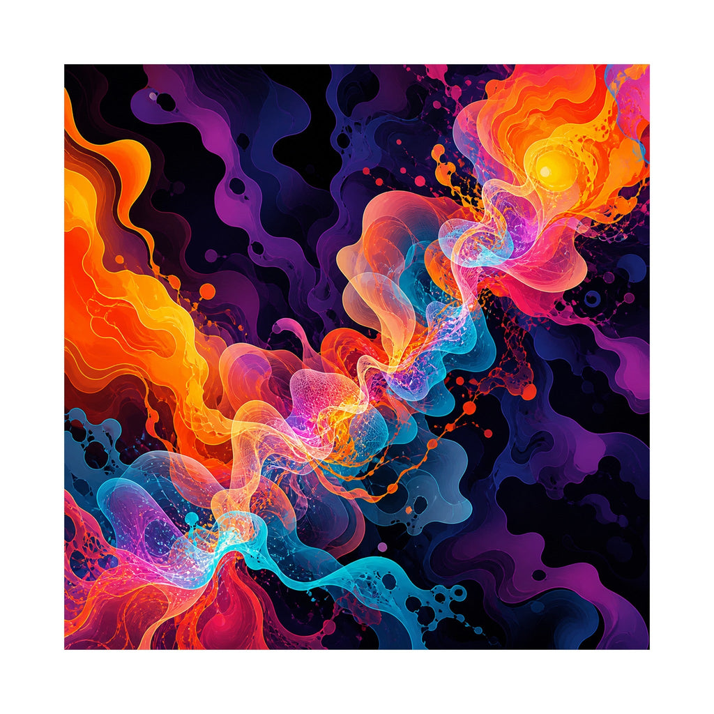 Thermal Bloom Relay original TrendTap art print shown on a clean white display