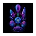 Ultraviolet Fossil Choir original TrendTap art print shown on a clean white display