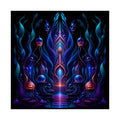Ultraviolet Kelp Cathedral original TrendTap art print shown on a clean white display