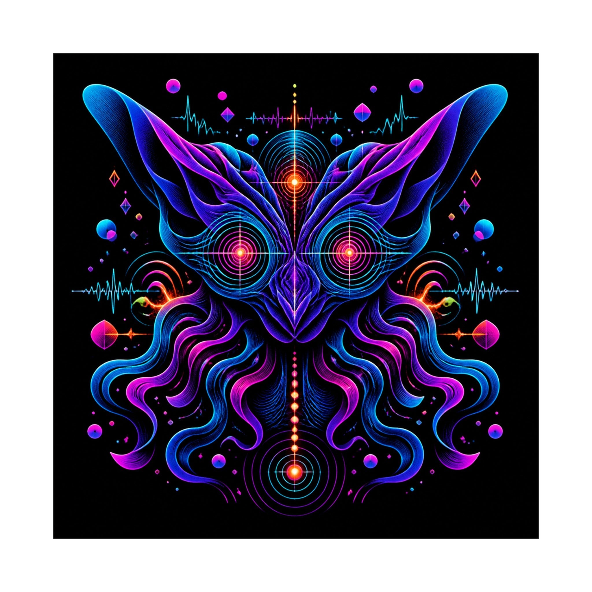 Velvet Signal Animal original TrendTap art print shown on a clean white display